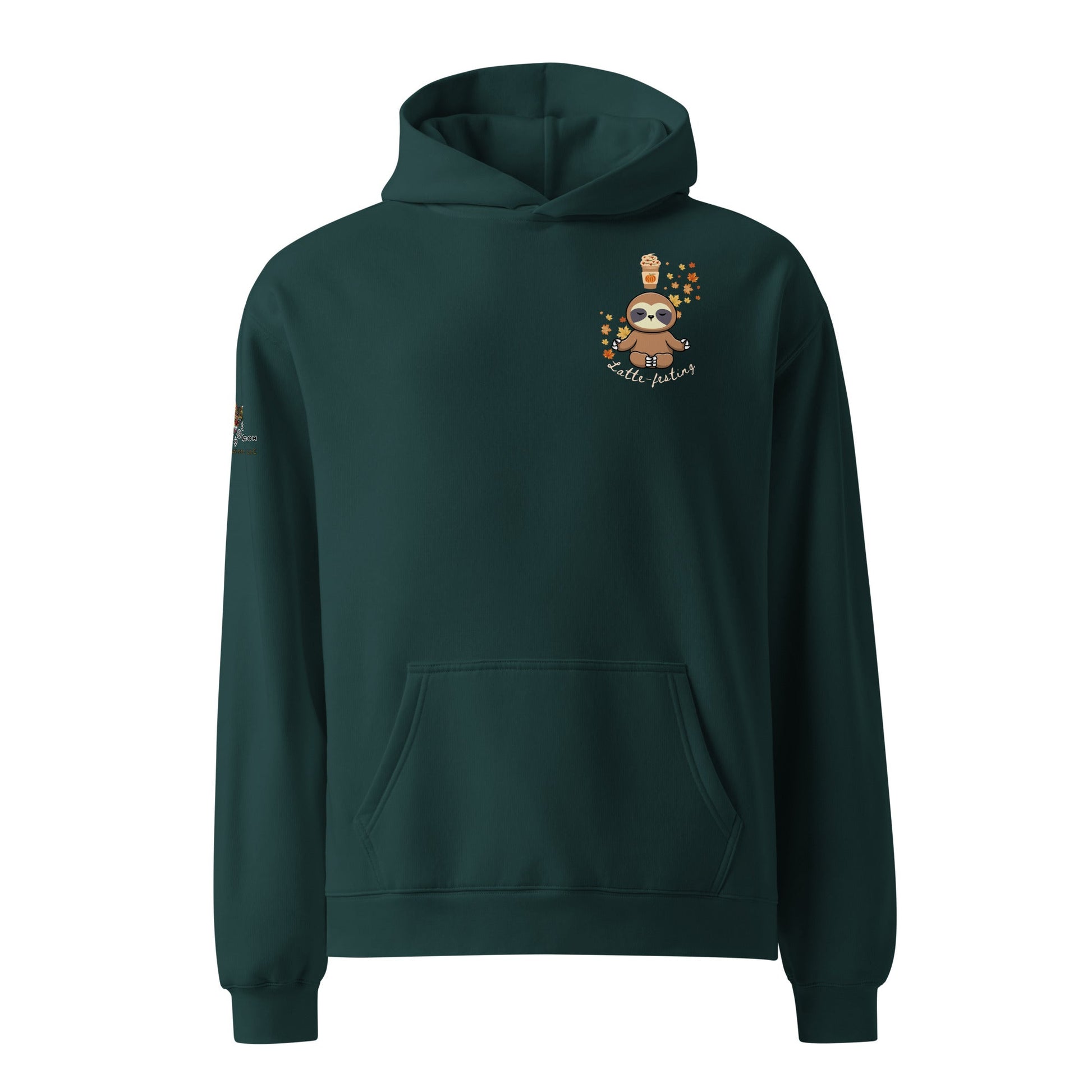 Latte - festing Unisex Plush Hoodie - My Social Cat Bonafide Boutique LLCLatte - festing Unisex Plush HoodieHooded sweatshirtMy Social Cat Bonafide Boutique LLCPine GreenShoodielatte