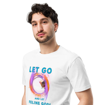 Let Go and Let Feline Gods Unisex Premium Tee - My Social Cat Bonafide Boutique LLCLet Go and Let Feline Gods Unisex Premium TeeT-shirtMy Social Cat Bonafide Boutique LLCBlackSauthenticcotton
