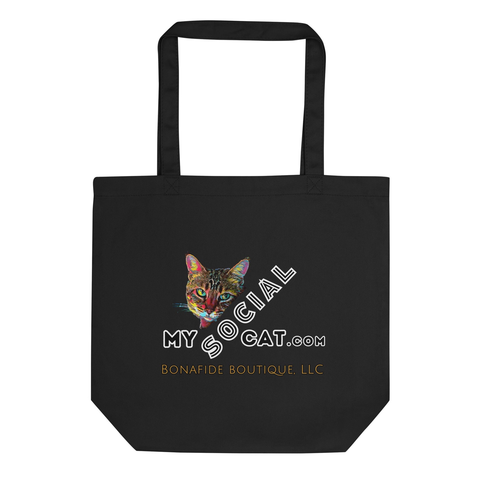 Let Love Grow Eco Tote Bag - My Social Cat Bonafide Boutique LLCLet Love Grow Eco Tote BagtoteMy Social Cat Bonafide Boutique LLCBlackbagcats