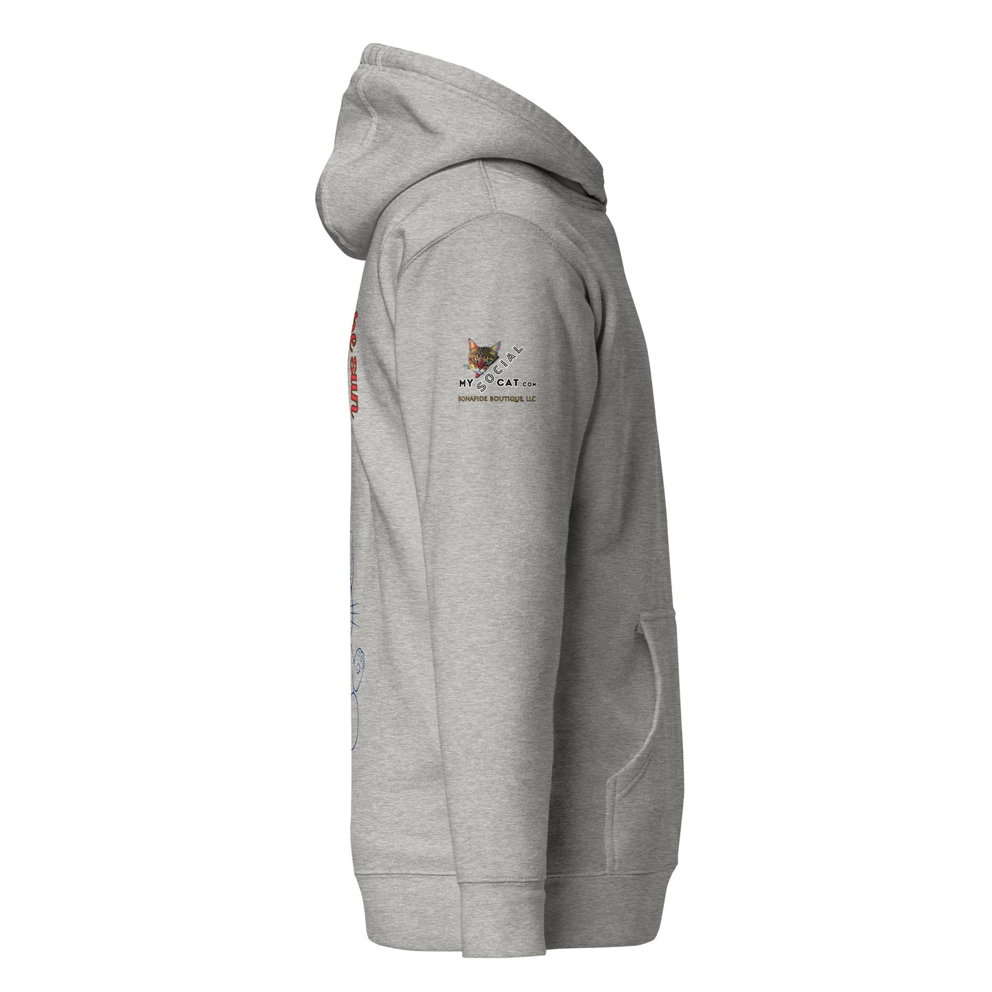 Let Love Grow Unisex Hoodie - My Social Cat Bonafide Boutique LLCLet Love Grow Unisex HoodieHooded sweatshirtMy Social Cat Bonafide Boutique LLCCarbon GreyScatscotton