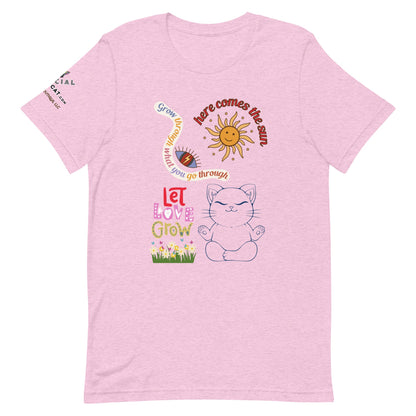 Let Love Grow Unisex Tee - My Social Cat Bonafide Boutique LLCLet Love Grow Unisex TeeT-shirtMy Social Cat Bonafide Boutique LLCHeather Prism LilacXScatscotton