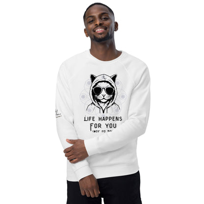 Life Happens For You Plush Organic Sweatshirt - My Social Cat Bonafide Boutique LLCLife Happens For You Plush Organic SweatshirtSweatshirtMy Social Cat Bonafide Boutique LLCXScathappens