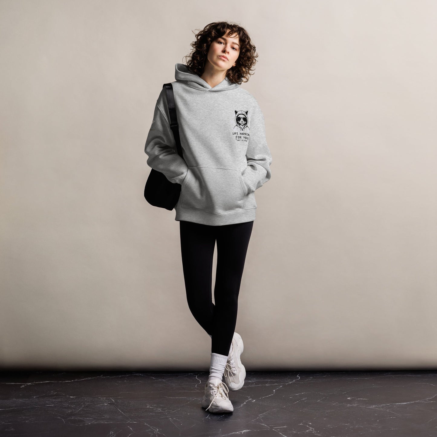 Life Happens For You Unisex Plush Hoodie - My Social Cat Bonafide Boutique LLCLife Happens For You Unisex Plush HoodieHooded sweatshirtMy Social Cat Bonafide Boutique LLCSforhappens