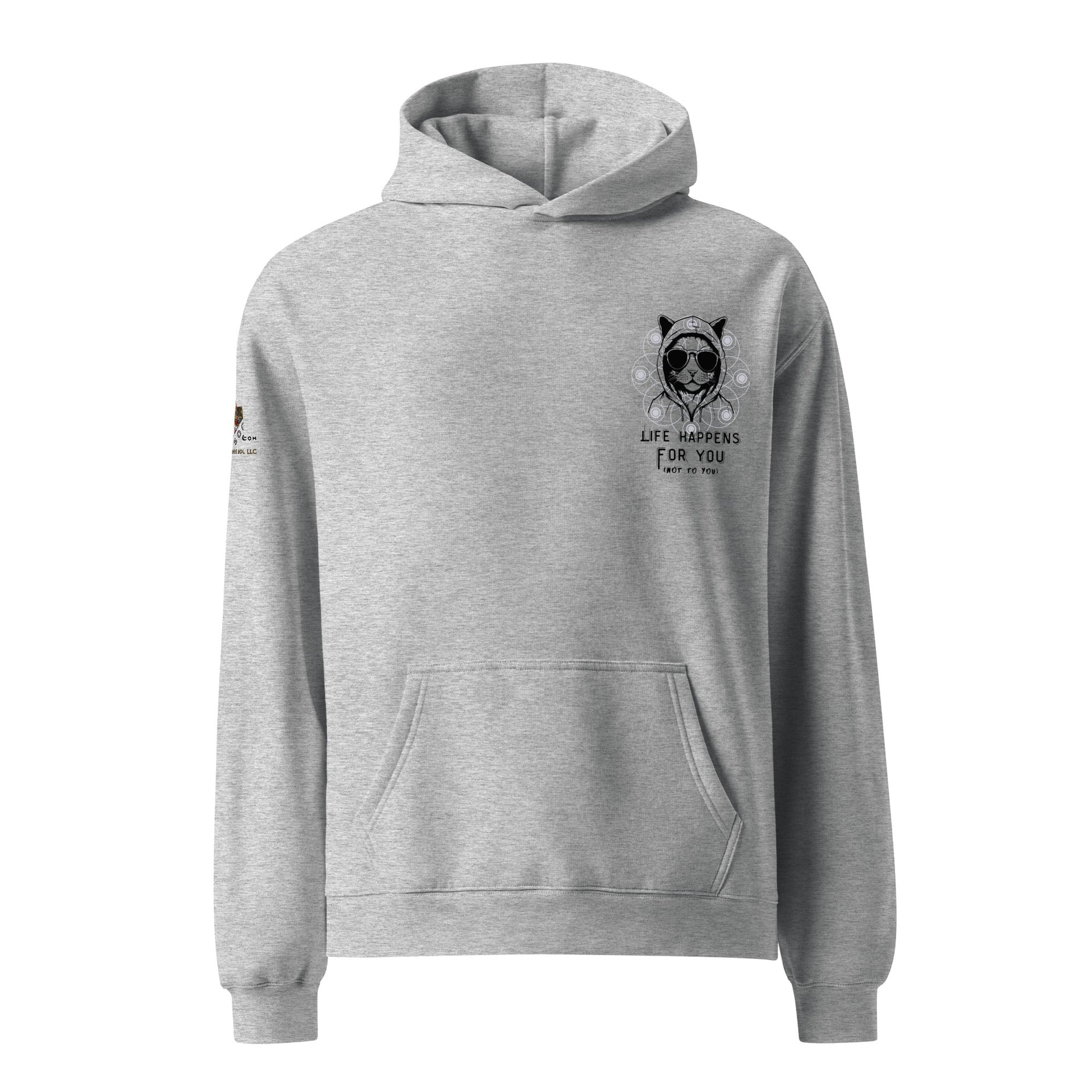 Life Happens For You Unisex Plush Hoodie - My Social Cat Bonafide Boutique LLCLife Happens For You Unisex Plush HoodieHooded sweatshirtMy Social Cat Bonafide Boutique LLCSforhappens
