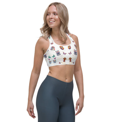 Life is Simple All Over Print Sports Bra - My Social Cat Bonafide Boutique LLCLife is Simple All Over Print Sports BraSports BraMy Social Cat Bonafide Boutique LLCWhiteXSbracat