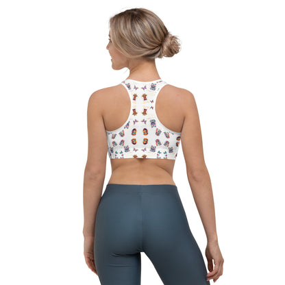 Life is Simple All Over Print Sports Bra - My Social Cat Bonafide Boutique LLCLife is Simple All Over Print Sports BraSports BraMy Social Cat Bonafide Boutique LLCWhiteXSbracat