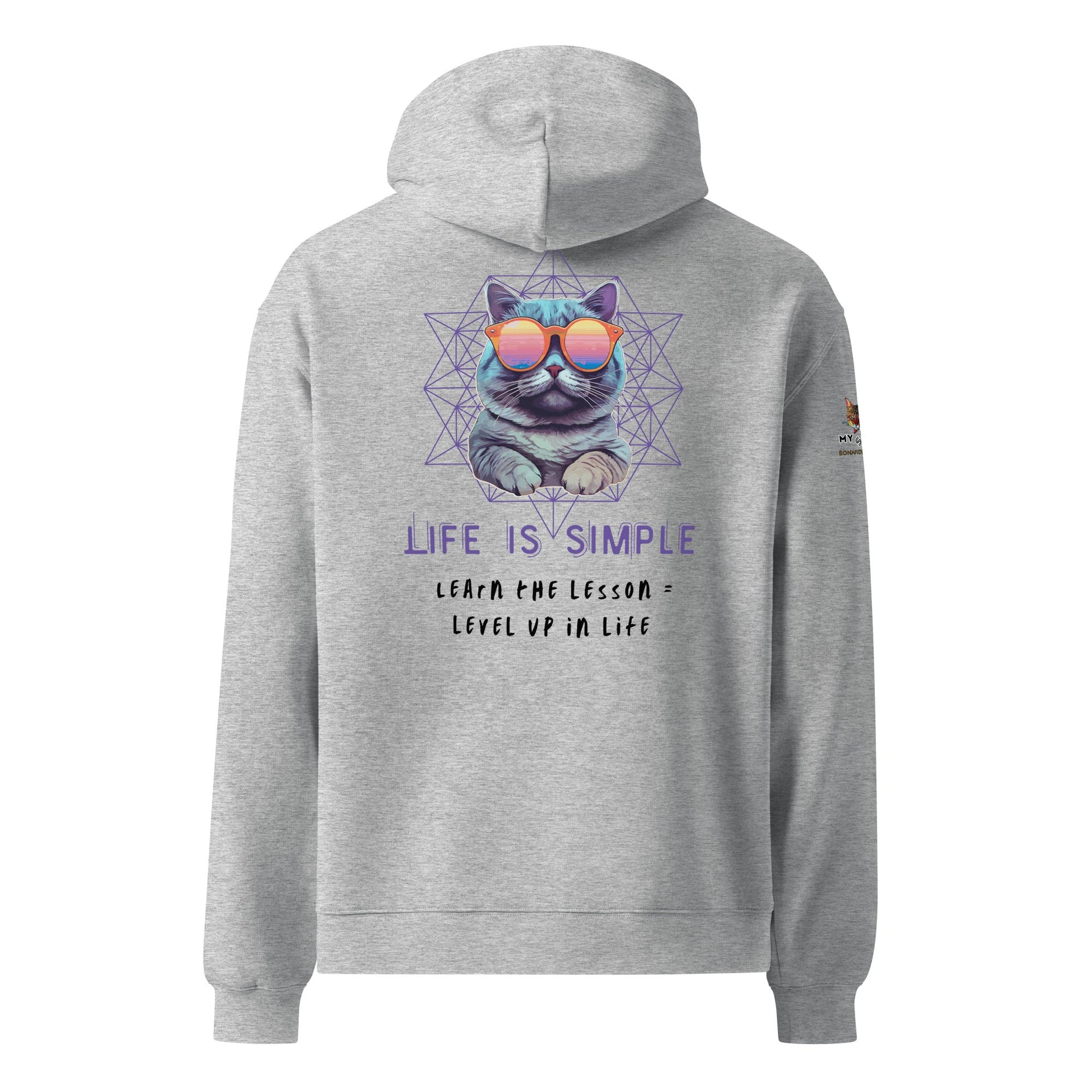 Life is Simple Unisex Plush Hoodie - My Social Cat Bonafide Boutique LLCLife is Simple Unisex Plush HoodieHooded sweatshirtMy Social Cat Bonafide Boutique LLCAthletic HeatherShoodielife