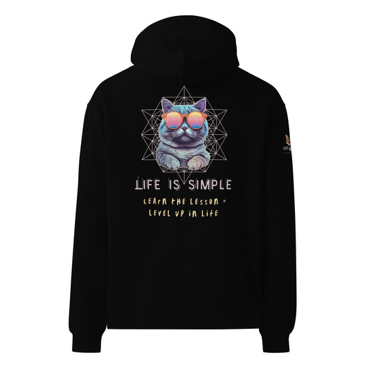 Life is Simple Unisex Plush Hoodie - My Social Cat Bonafide Boutique LLCLife is Simple Unisex Plush HoodieHooded sweatshirtMy Social Cat Bonafide Boutique LLCBlackShoodielife