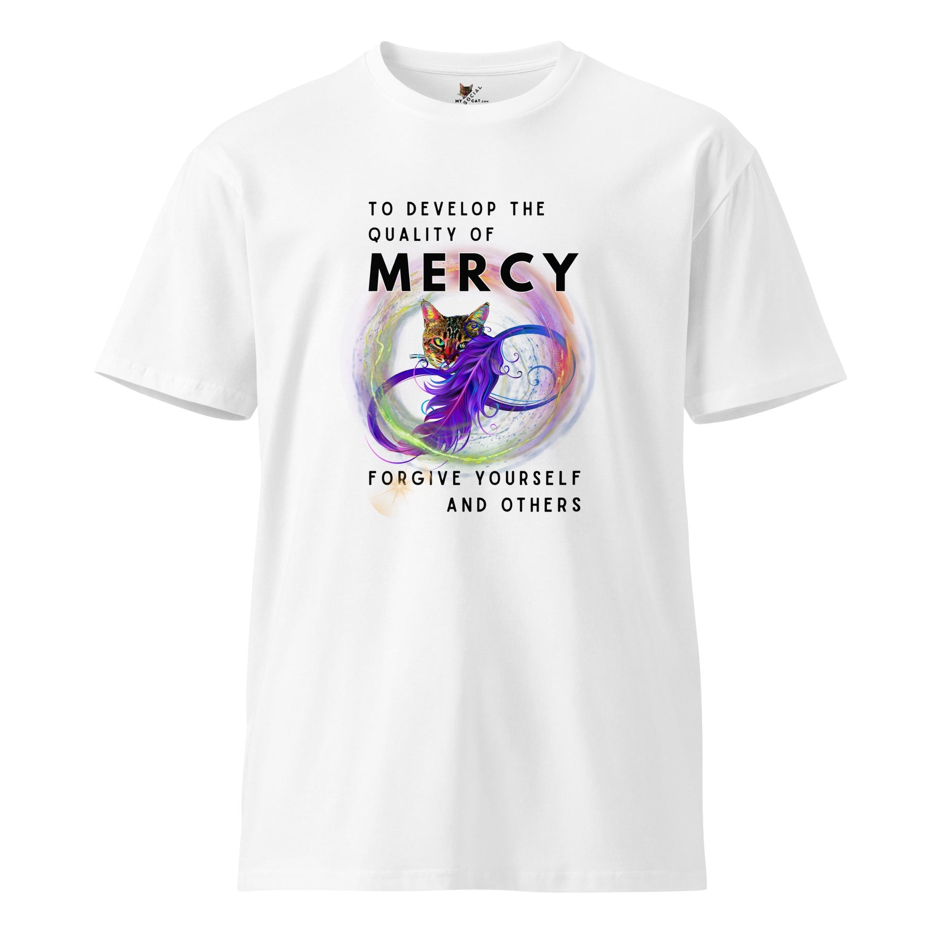 Mercy Unisex Premium Tee - My Social Cat Bonafide Boutique LLCMercy Unisex Premium TeeT-shirtMy Social Cat Bonafide Boutique LLCWhiteS