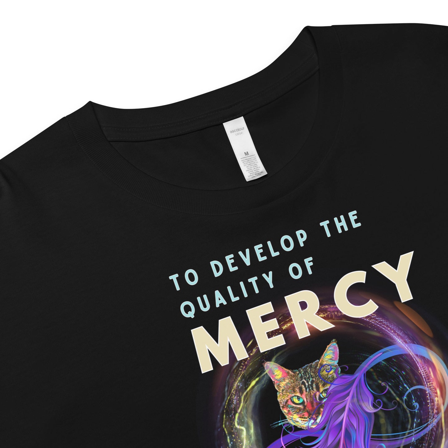 Mercy Women’s Crop Top - My Social Cat Bonafide Boutique LLCMercy Women’s Crop Topcrop topMy Social Cat Bonafide Boutique LLCXScropmercy