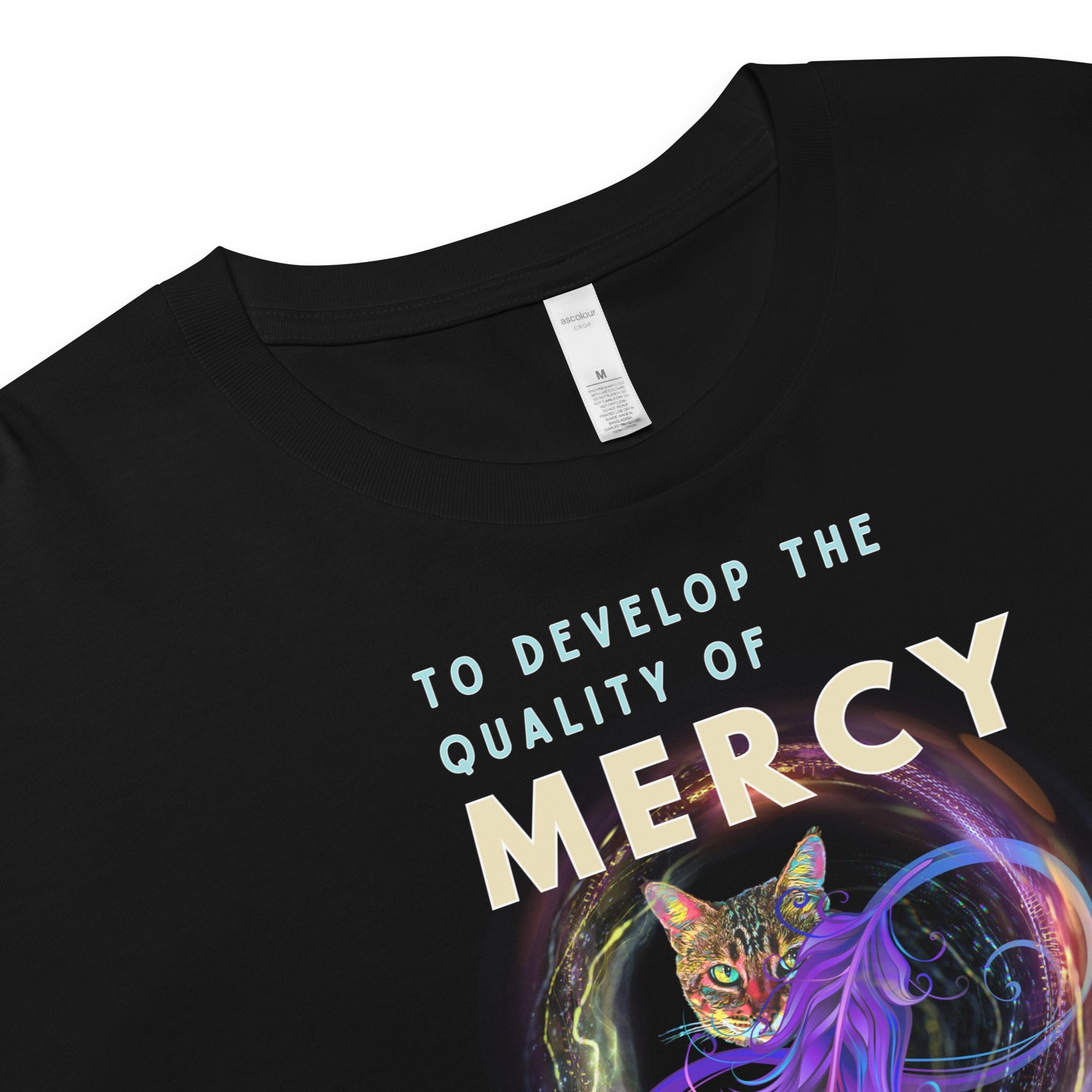 Mercy Women’s Crop Top - My Social Cat Bonafide Boutique LLCMercy Women’s Crop Topcrop topMy Social Cat Bonafide Boutique LLCXScropmercy
