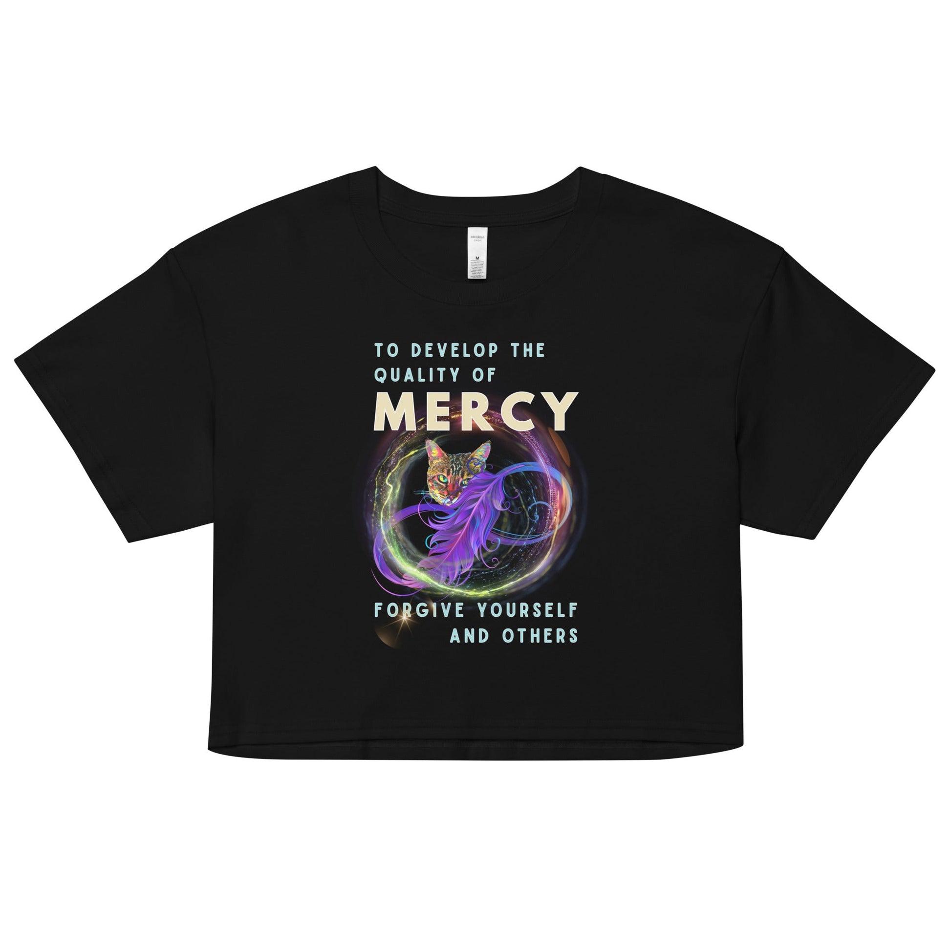 Mercy Women’s Crop Top - My Social Cat Bonafide Boutique LLCMercy Women’s Crop Topcrop topMy Social Cat Bonafide Boutique LLCXScropmercy