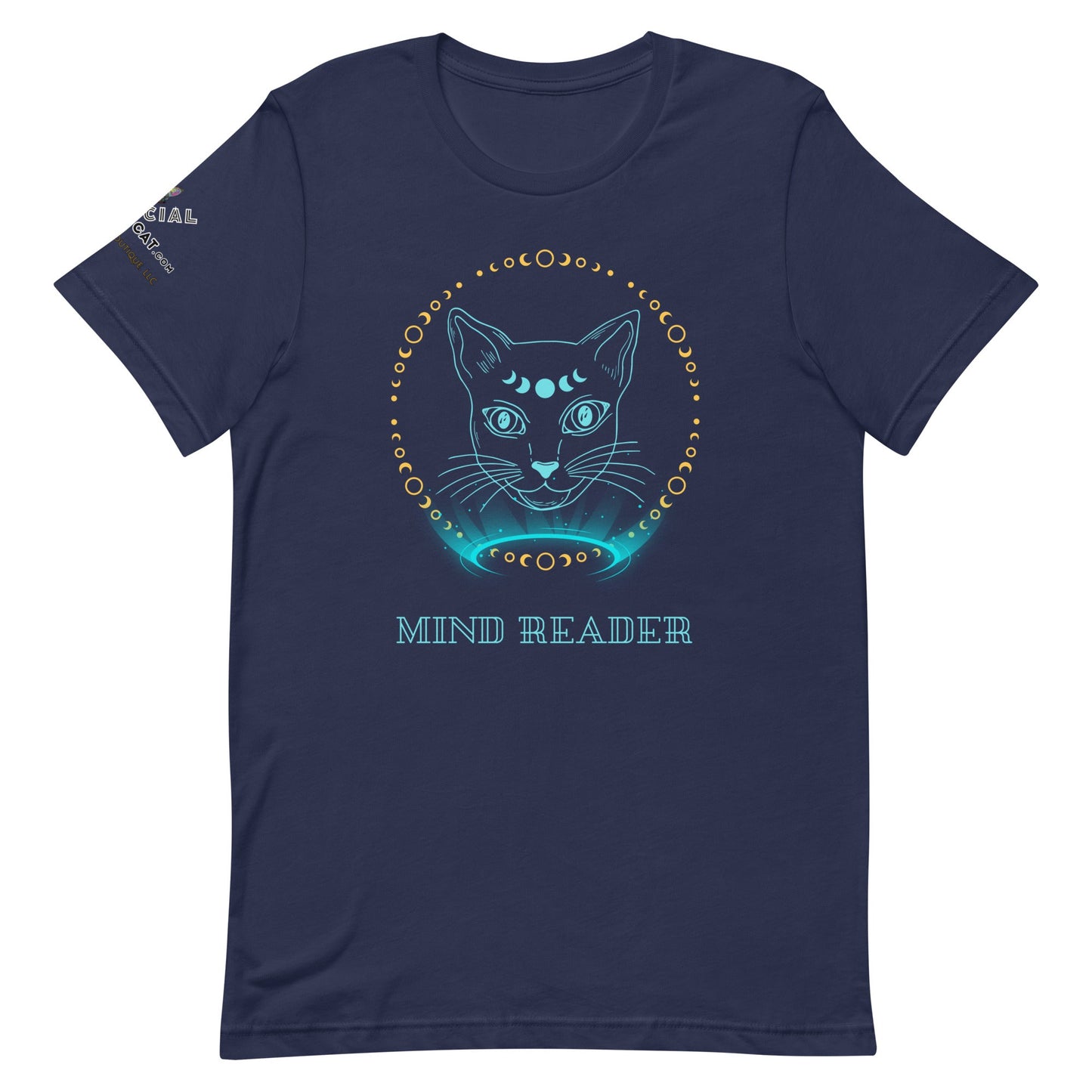 Mind Reader Unisex Tee - My Social Cat Bonafide Boutique LLCMind Reader Unisex TeeT-shirtMy Social Cat Bonafide Boutique LLCNavyXSmindreader