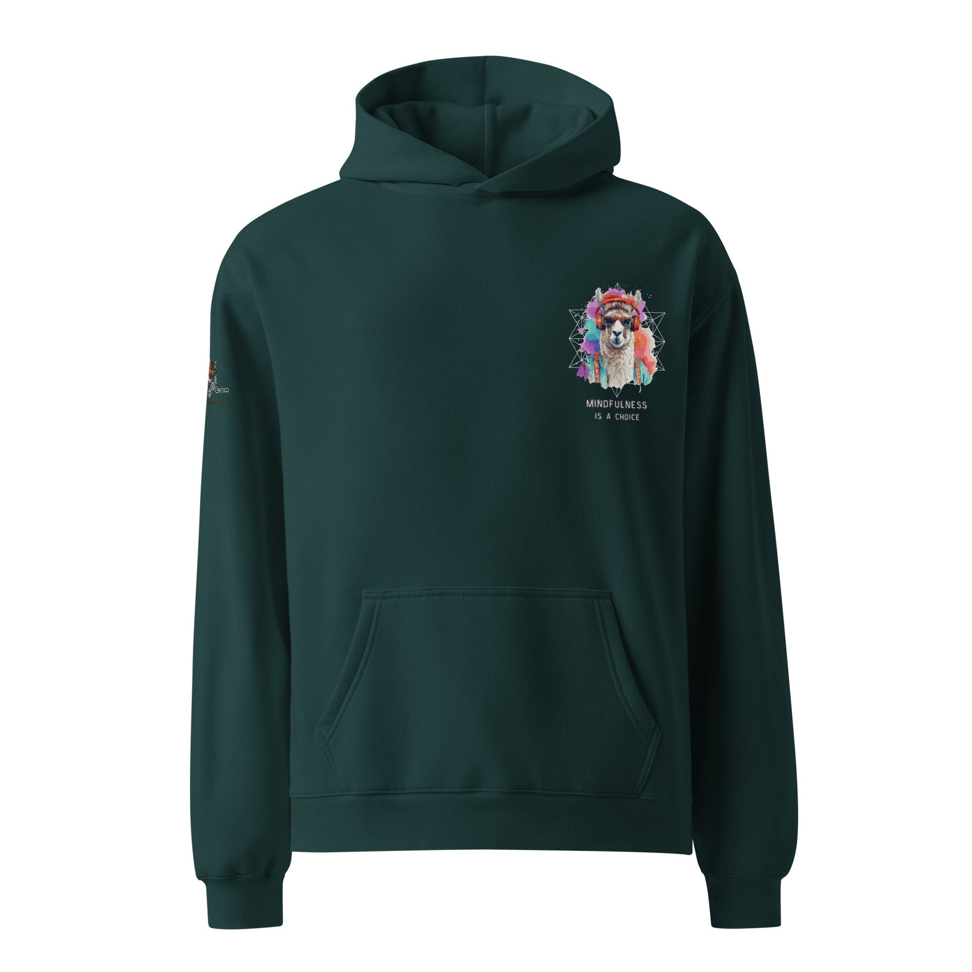 Mindfulness Unisex Plush Hoodie - My Social Cat Bonafide Boutique LLCMindfulness Unisex Plush HoodieHooded sweatshirtMy Social Cat Bonafide Boutique LLCPine GreenShoodiepremium