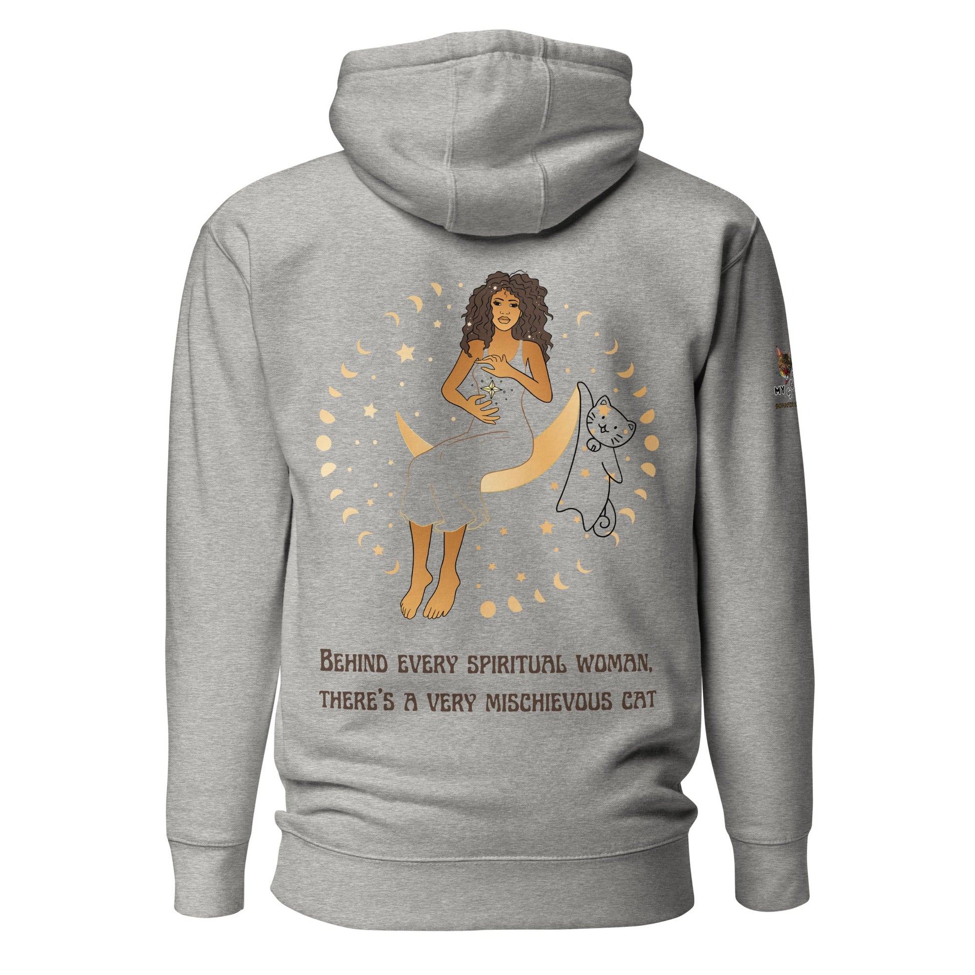 Mischievous Cat Unisex Hoodie - My Social Cat Bonafide Boutique LLCMischievous Cat Unisex HoodieHooded sweatshirtMy Social Cat Bonafide Boutique LLCCarbon GreyScathoodie