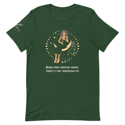 Mischievous Cat Unisex Tee - My Social Cat Bonafide Boutique LLCMischievous Cat Unisex TeeT - shirtMy Social Cat Bonafide Boutique LLCForestScatmischievous