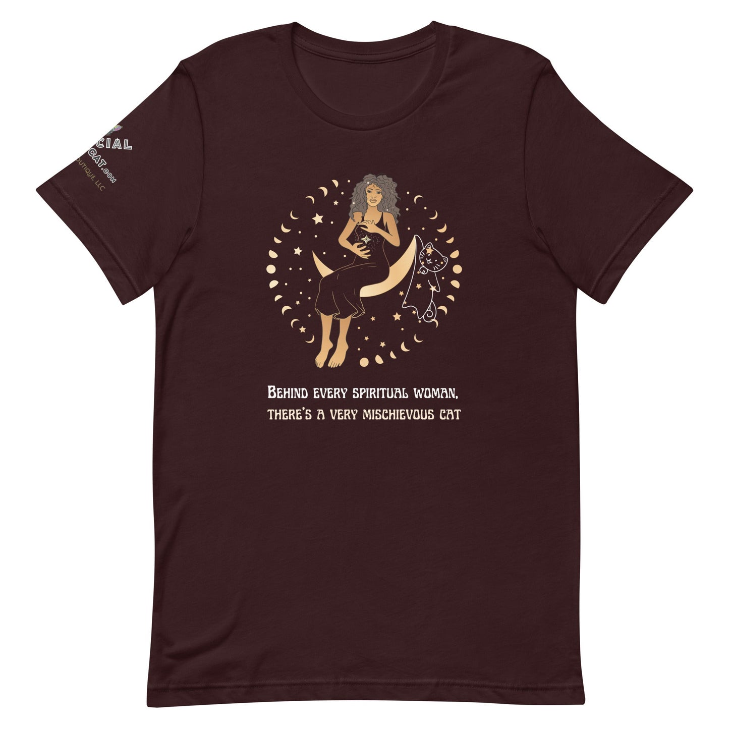 Mischievous Cat Unisex Tee - My Social Cat Bonafide Boutique LLCMischievous Cat Unisex TeeT - shirtMy Social Cat Bonafide Boutique LLCOxblood BlackScatmischievous