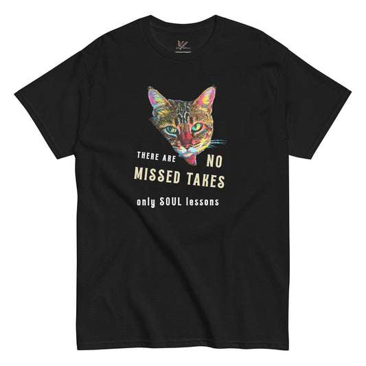 Missed Takes Unisex Classic Tee - My Social Cat Bonafide Boutique LLCMissed Takes Unisex Classic TeeT-shirtMy Social Cat Bonafide Boutique LLCScatlessons