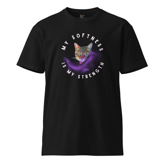 My Softness is My Strength Unisex Premium Tee - My Social Cat Bonafide Boutique LLCMy Softness is My Strength Unisex Premium TeeT-shirtMy Social Cat Bonafide Boutique LLCBlackMmyshirt