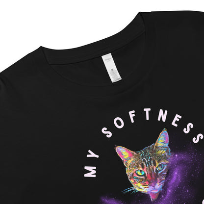 My Softness is My Strength Women’s Crop Top - My Social Cat Bonafide Boutique LLCMy Softness is My Strength Women’s Crop Topcrop topMy Social Cat Bonafide Boutique LLCBlackScropmy