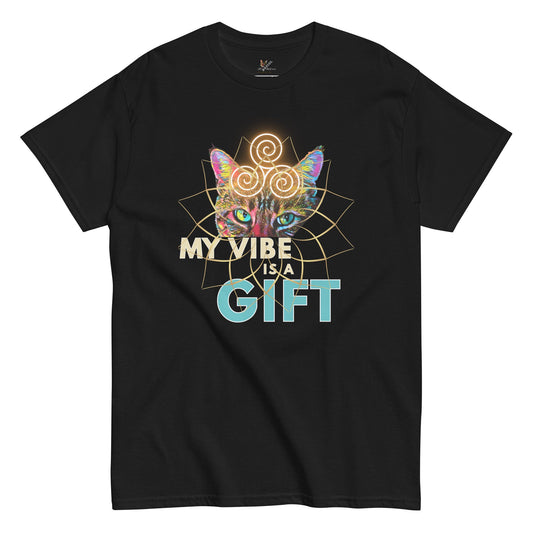 My Vibe is a Gift Unisex Classic Tee - My Social Cat Bonafide Boutique LLCMy Vibe is a Gift Unisex Classic TeeT-shirtMy Social Cat Bonafide Boutique LLCBlackSclassicgift