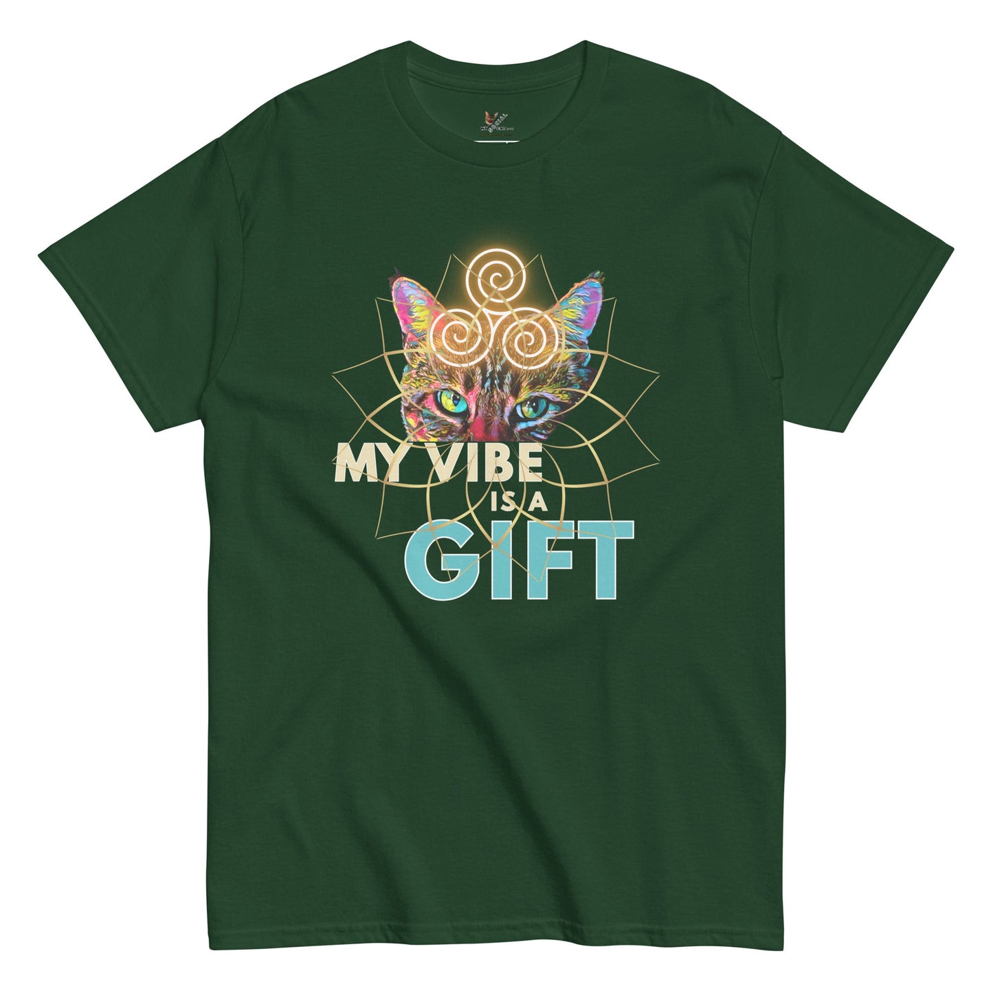 My Vibe is a Gift Unisex Classic Tee - My Social Cat Bonafide Boutique LLCMy Vibe is a Gift Unisex Classic TeeT-shirtMy Social Cat Bonafide Boutique LLCForest GreenSclassicgift
