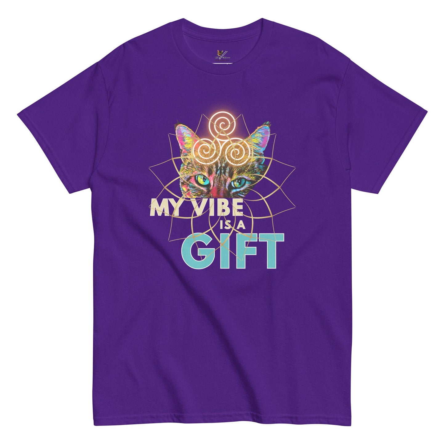 My Vibe is a Gift Unisex Classic Tee - My Social Cat Bonafide Boutique LLCMy Vibe is a Gift Unisex Classic TeeT-shirtMy Social Cat Bonafide Boutique LLCPurpleSclassicgift
