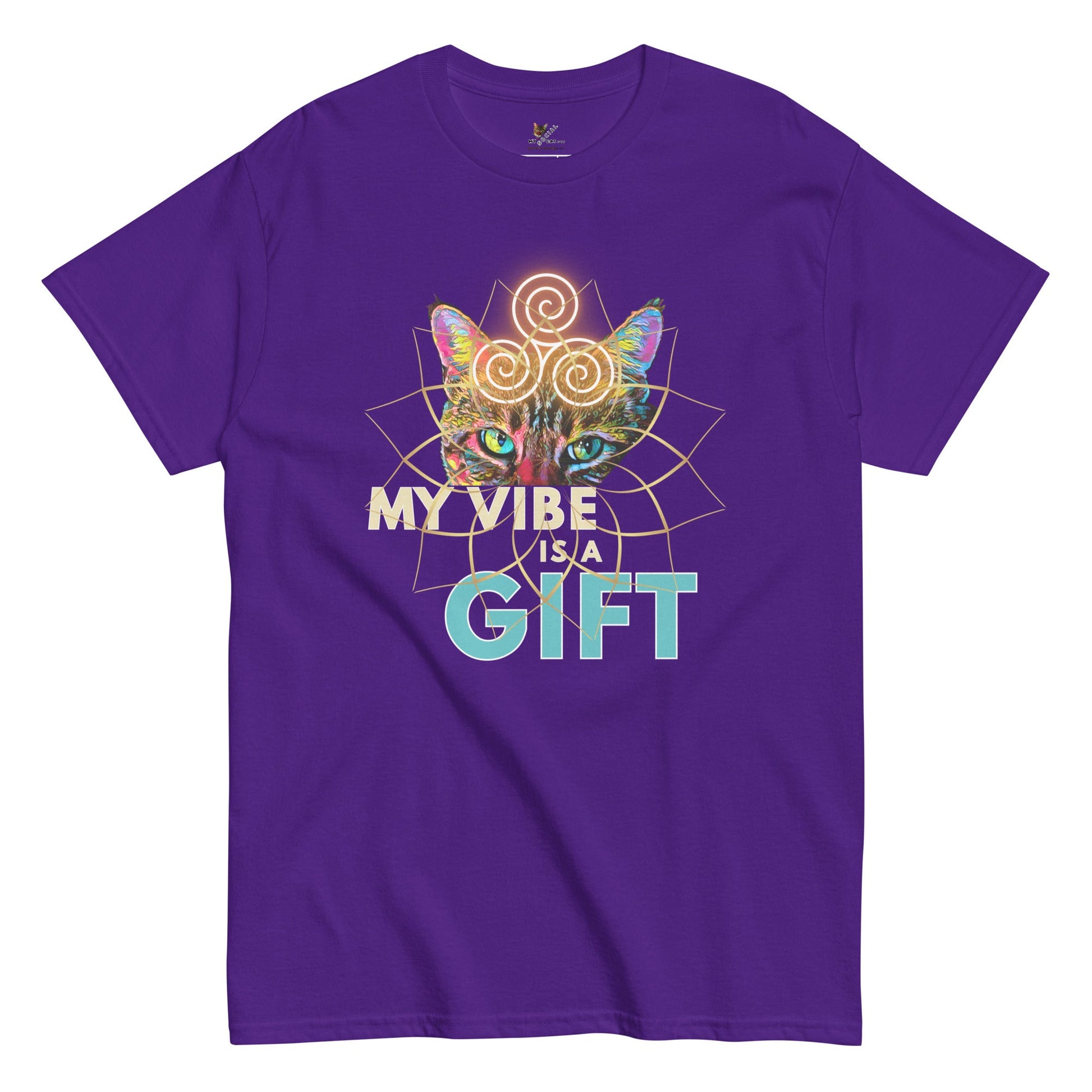 My Vibe is a Gift Unisex Classic Tee - My Social Cat Bonafide Boutique LLCMy Vibe is a Gift Unisex Classic TeeT-shirtMy Social Cat Bonafide Boutique LLCPurpleSclassicgift