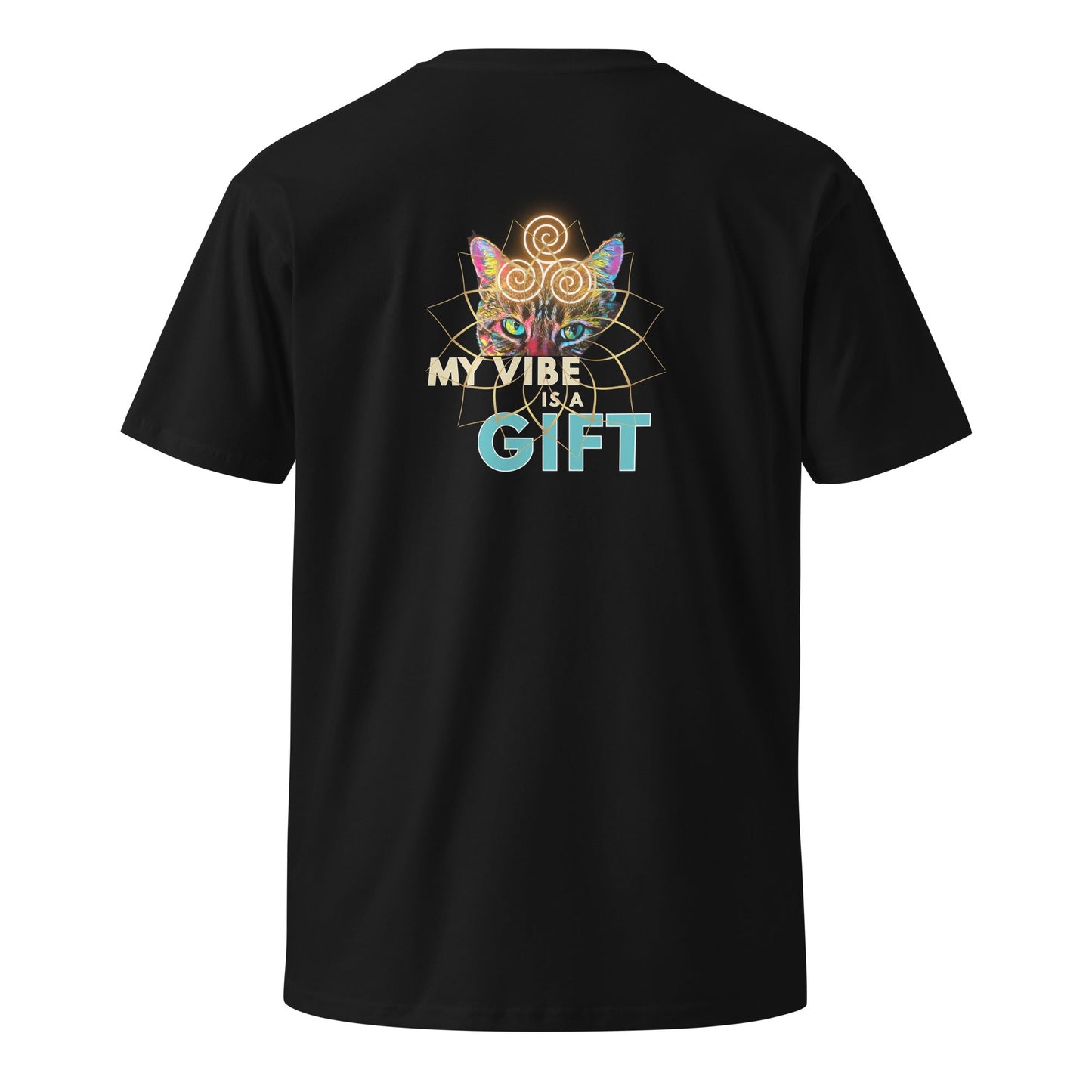 My Vibe is a Gift Unisex Premium Tee - My Social Cat Bonafide Boutique LLCMy Vibe is a Gift Unisex Premium TeeT-shirtMy Social Cat Bonafide Boutique LLCBlackSgiftpremium