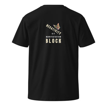 Negativity Block Unisex Premium Tee - My Social Cat Bonafide Boutique LLCNegativity Block Unisex Premium TeeT-shirtMy Social Cat Bonafide Boutique LLCSblockcat