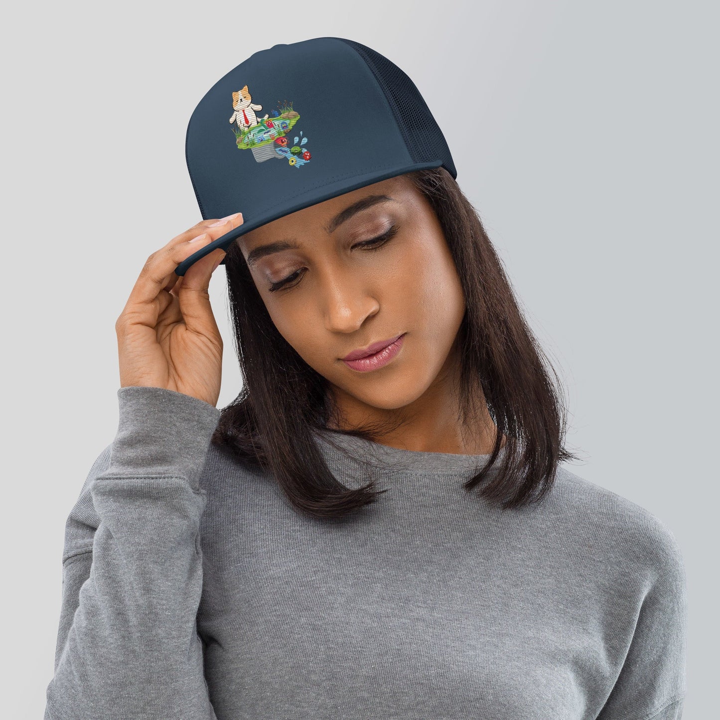 New!! Drain the Swamp Embroidered Trucker Cap - My Social Cat Bonafide Boutique LLCNew!! Drain the Swamp Embroidered Trucker CapHatMy Social Cat Bonafide Boutique LLCNavycapdrain