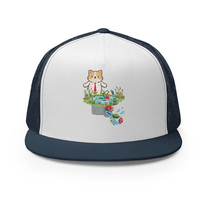 New!! Drain the Swamp Embroidered Trucker Cap - My Social Cat Bonafide Boutique LLCNew!! Drain the Swamp Embroidered Trucker CapHatMy Social Cat Bonafide Boutique LLCNavy/ White/ Navycapdrain