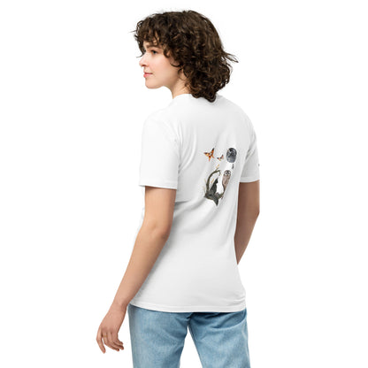 Night Owl Unisex Premium Tee - My Social Cat Bonafide Boutique LLCNight Owl Unisex Premium TeeT-shirtMy Social Cat Bonafide Boutique LLCNaturalSnightowl