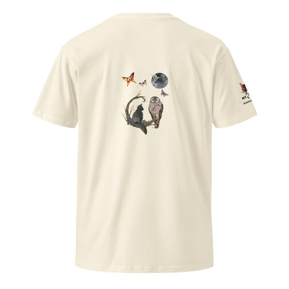 Night Owl Unisex Premium Tee - My Social Cat Bonafide Boutique LLCNight Owl Unisex Premium TeeT-shirtMy Social Cat Bonafide Boutique LLCNaturalSnightowl