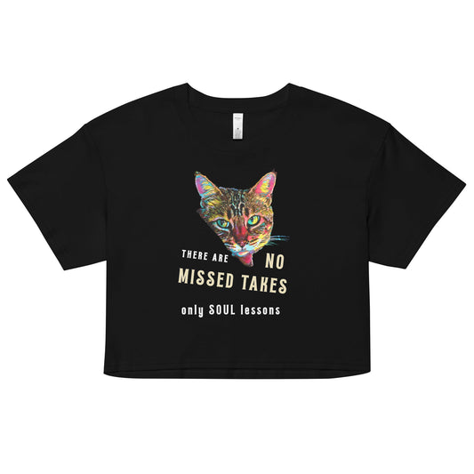No Missed Takes Women’s Crop Top - My Social Cat Bonafide Boutique LLCNo Missed Takes Women’s Crop Topcrop topMy Social Cat Bonafide Boutique LLCBlackXScatcrop