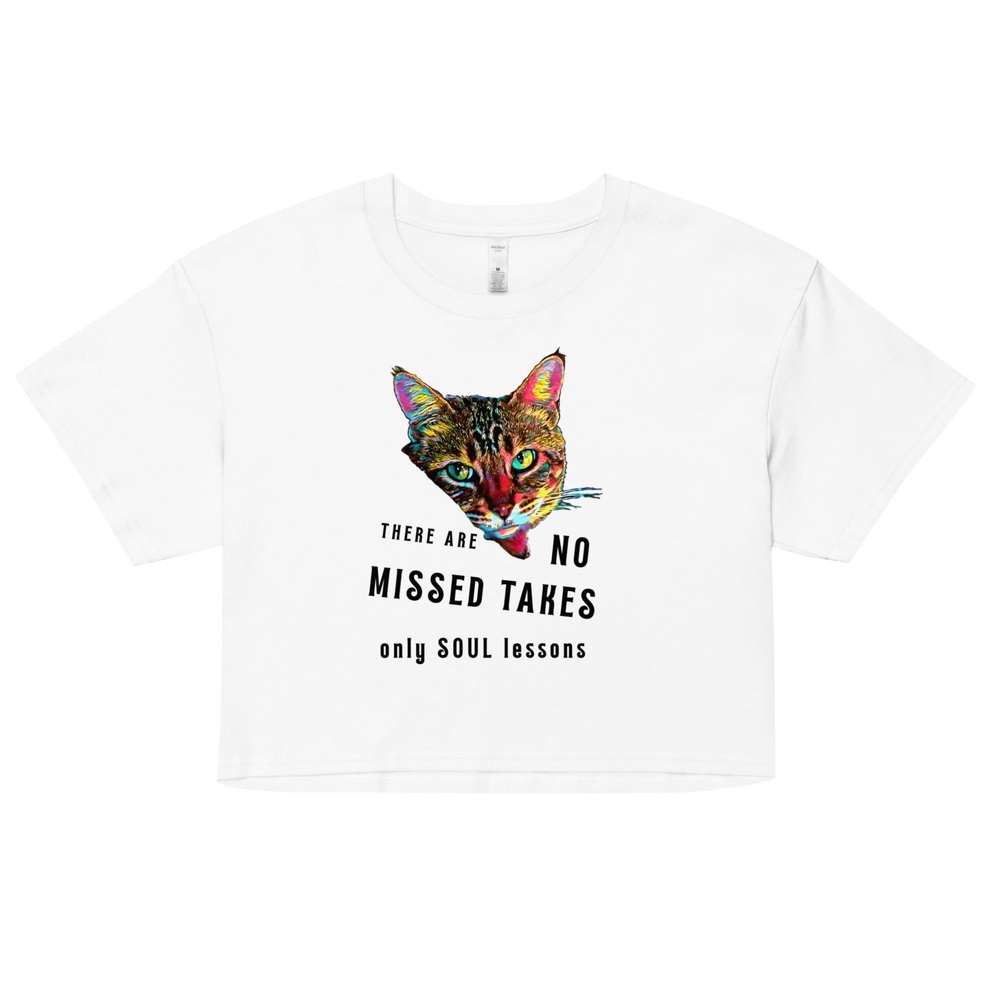 No Missed Takes Women’s Crop Top - My Social Cat Bonafide Boutique LLCNo Missed Takes Women’s Crop Topcrop topMy Social Cat Bonafide Boutique LLCWhiteXScatcrop