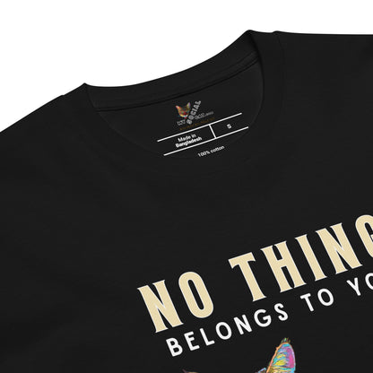 No Thing Belongs to You Unisex Premium Tee - My Social Cat Bonafide Boutique LLCNo Thing Belongs to You Unisex Premium TeeT-shirtMy Social Cat Bonafide Boutique LLCBlackSbelongscat