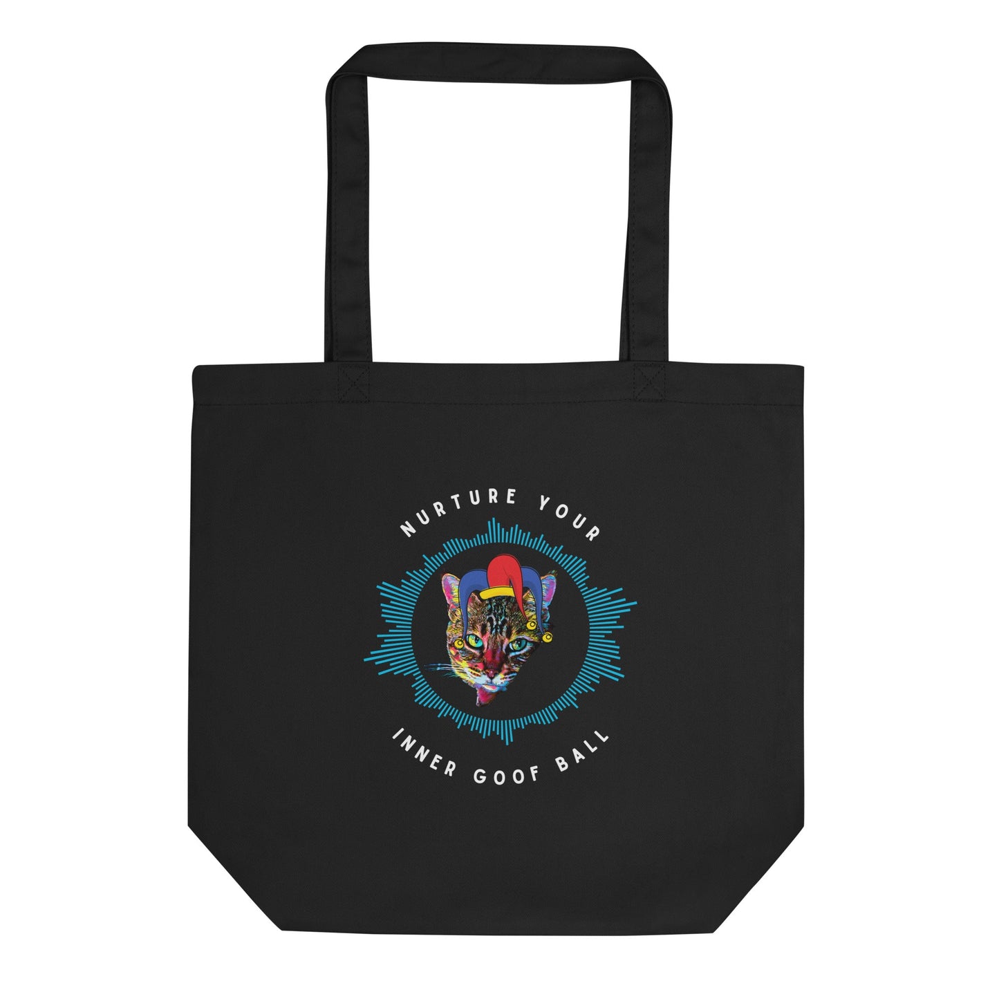 Nurture Your Inner Goof Ball Eco Organic Cotton Tote Bag - My Social Cat Bonafide Boutique LLC  