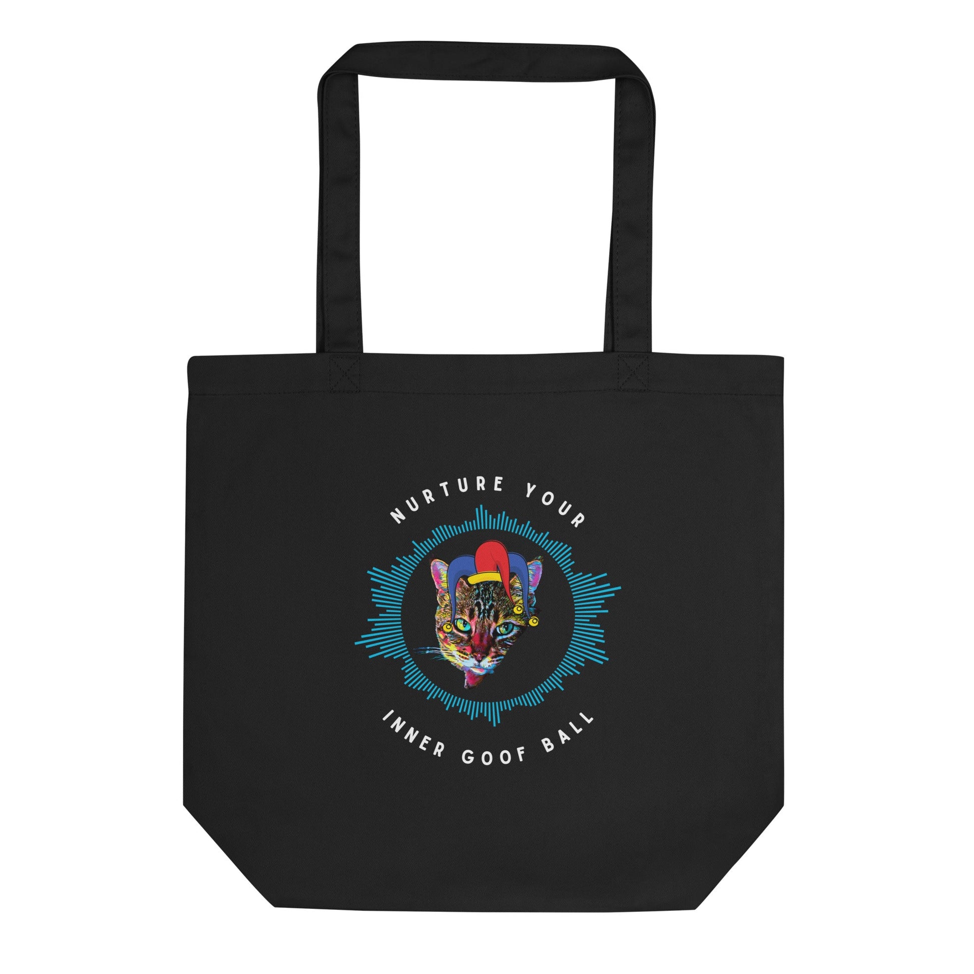 Nurture Your Inner Goof Ball Eco Organic Cotton Tote Bag - My Social Cat Bonafide Boutique LLC  