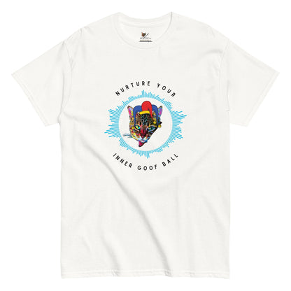 Nurture Your Inner Goof Ball Unisex Classic Tee - My Social Cat Bonafide Boutique LLCNurture Your Inner Goof Ball Unisex Classic TeeT-shirtMy Social Cat Bonafide Boutique LLCWhiteSball shirtgoof