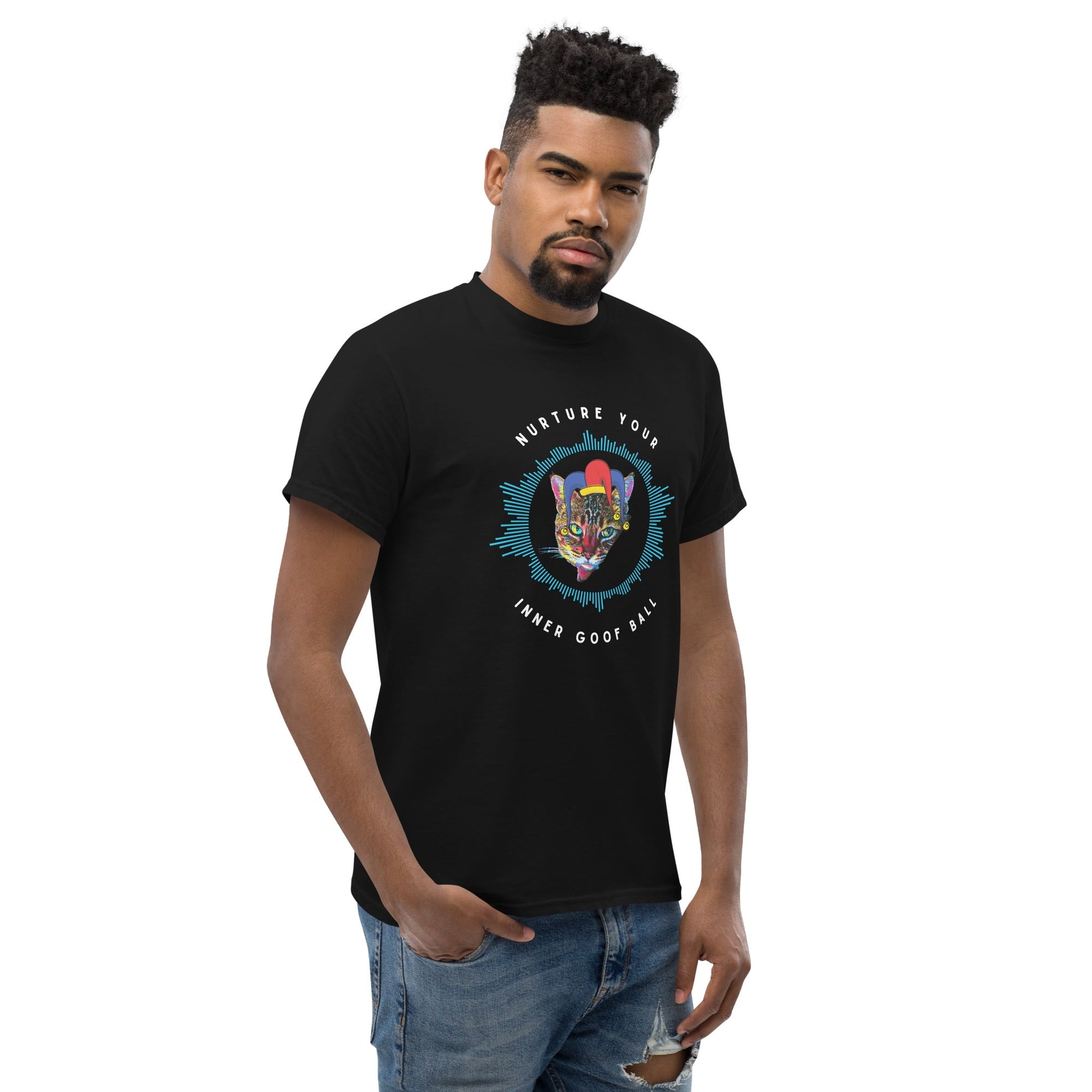 Nurture Your Inner Goof Ball Unisex Classic Tee - My Social Cat Bonafide Boutique LLCNurture Your Inner Goof Ball Unisex Classic TeeT-shirtMy Social Cat Bonafide Boutique LLCBlackSball shirtgoof