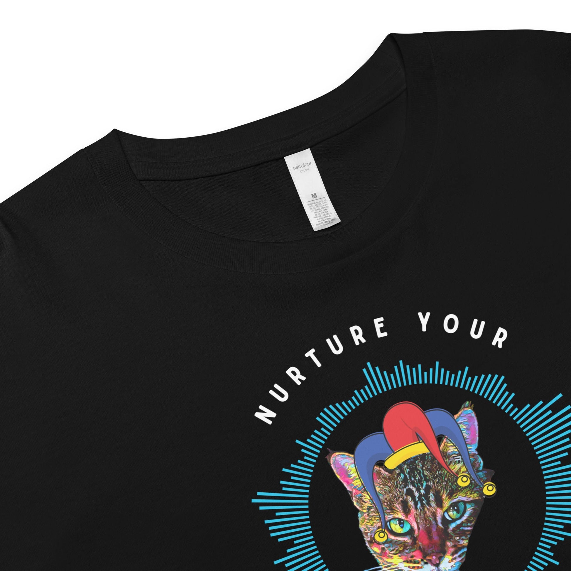 Nurture Your Inner Goof Ball Women’s Crop Top - My Social Cat Bonafide Boutique LLCNurture Your Inner Goof Ball Women’s Crop Topcrop topMy Social Cat Bonafide Boutique LLCBlackXSball shirtcrop