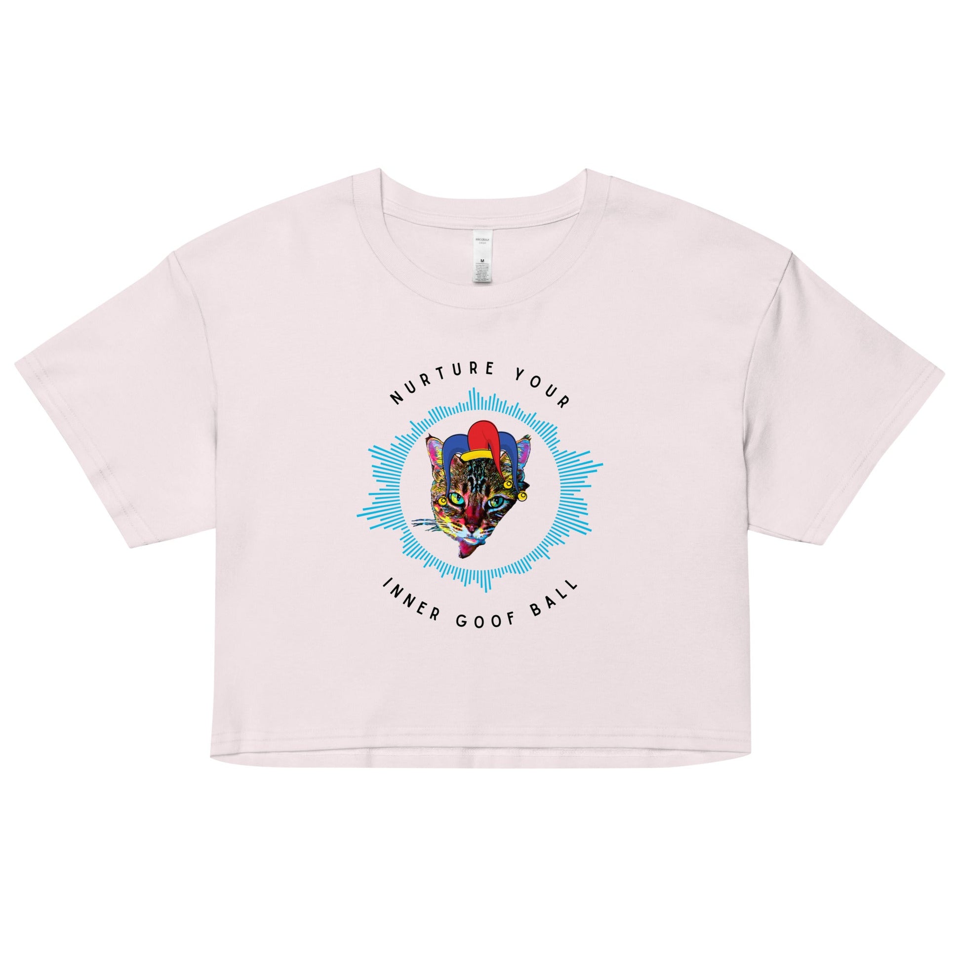 Nurture Your Inner Goof Ball Women’s Crop Top - My Social Cat Bonafide Boutique LLCNurture Your Inner Goof Ball Women’s Crop Topcrop topMy Social Cat Bonafide Boutique LLCOrchidXSball shirtcrop