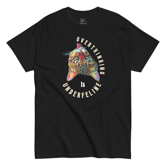 Overthinking Unisex Classic Tee - My Social Cat Bonafide Boutique LLCOverthinking Unisex Classic TeeT-shirtMy Social Cat Bonafide Boutique LLCScatoverthinking