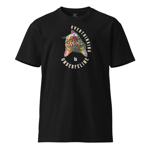 Overthinking Unisex Premium Tee - My Social Cat Bonafide Boutique LLCOverthinking Unisex Premium TeeT-shirtMy Social Cat Bonafide Boutique LLCSoverthinkingshirt
