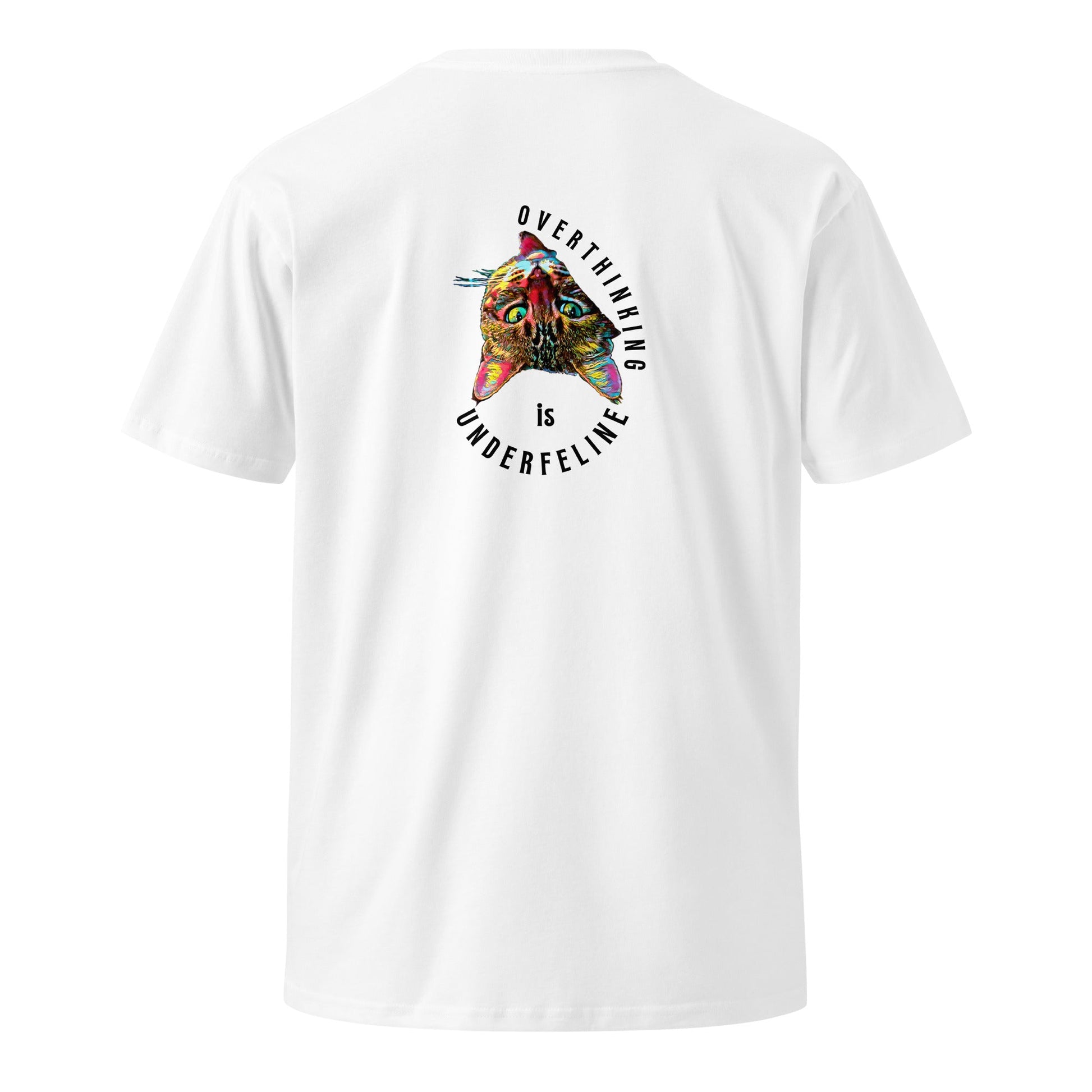 Overthinking Unisex Premium Tee - My Social Cat Bonafide Boutique LLCOverthinking Unisex Premium TeeT-shirtMy Social Cat Bonafide Boutique LLCWhiteSoverthinkingshirt