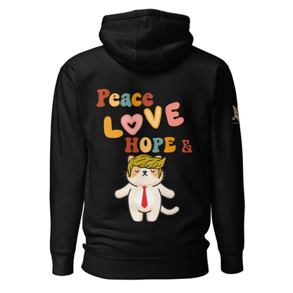 Peace Love Hope Unisex Hoodie - My Social Cat Bonafide Boutique LLCPeace Love Hope Unisex HoodieHooded sweatshirtMy Social Cat Bonafide Boutique LLCBlackShoodiehope