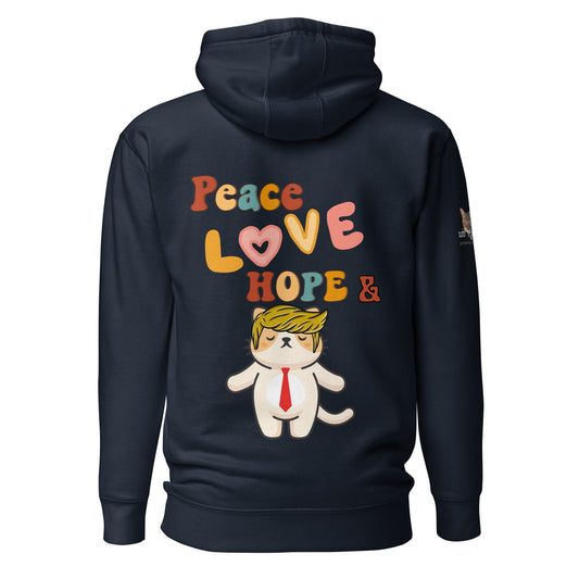 Peace Love Hope Unisex Hoodie - My Social Cat Bonafide Boutique LLCPeace Love Hope Unisex HoodieHooded sweatshirtMy Social Cat Bonafide Boutique LLCNavy BlazerShoodiehope
