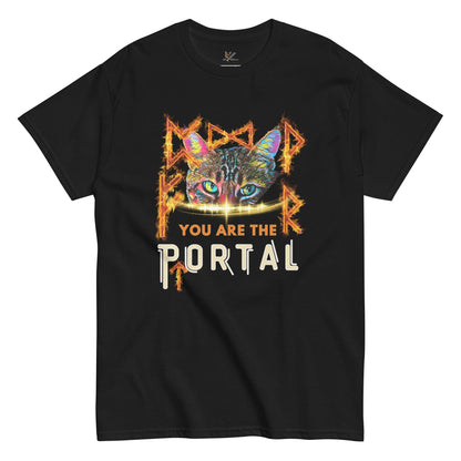 Portal Unisex Classic Tee - My Social Cat Bonafide Boutique LLCPortal Unisex Classic TeeT-shirtMy Social Cat Bonafide Boutique LLCBlackSclassicportal