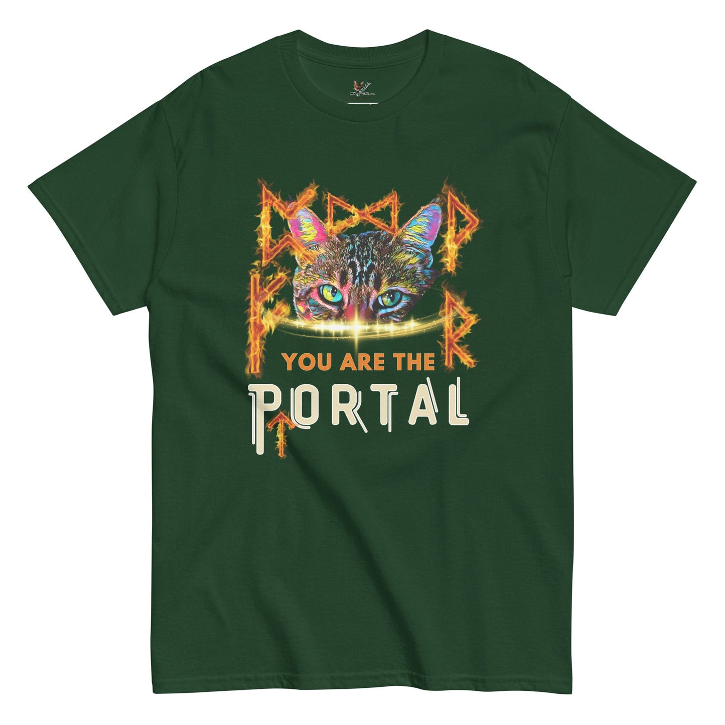 Portal Unisex Classic Tee - My Social Cat Bonafide Boutique LLCPortal Unisex Classic TeeT-shirtMy Social Cat Bonafide Boutique LLCForest GreenSclassicportal